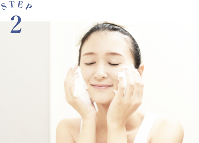 正しい石鹸の使い方｜パック洗顔